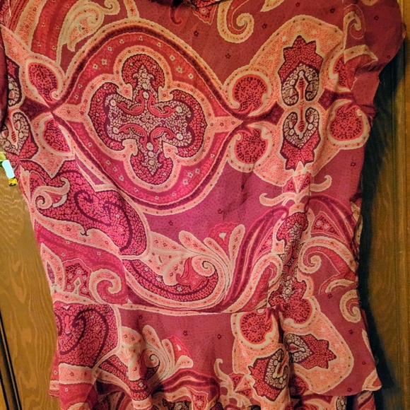 COPY - Victoria Secret vintage sheer paisley patterned pajama set in size medium - Picture 5 of 6